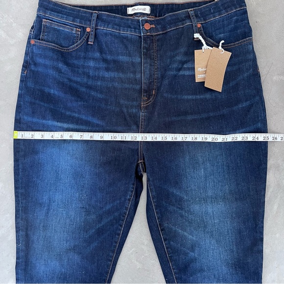 MADEWELL Curvy High-Rise Skinny Jeans Tarren Wash Plus Size 36 - NWT - Picture 11 of 14